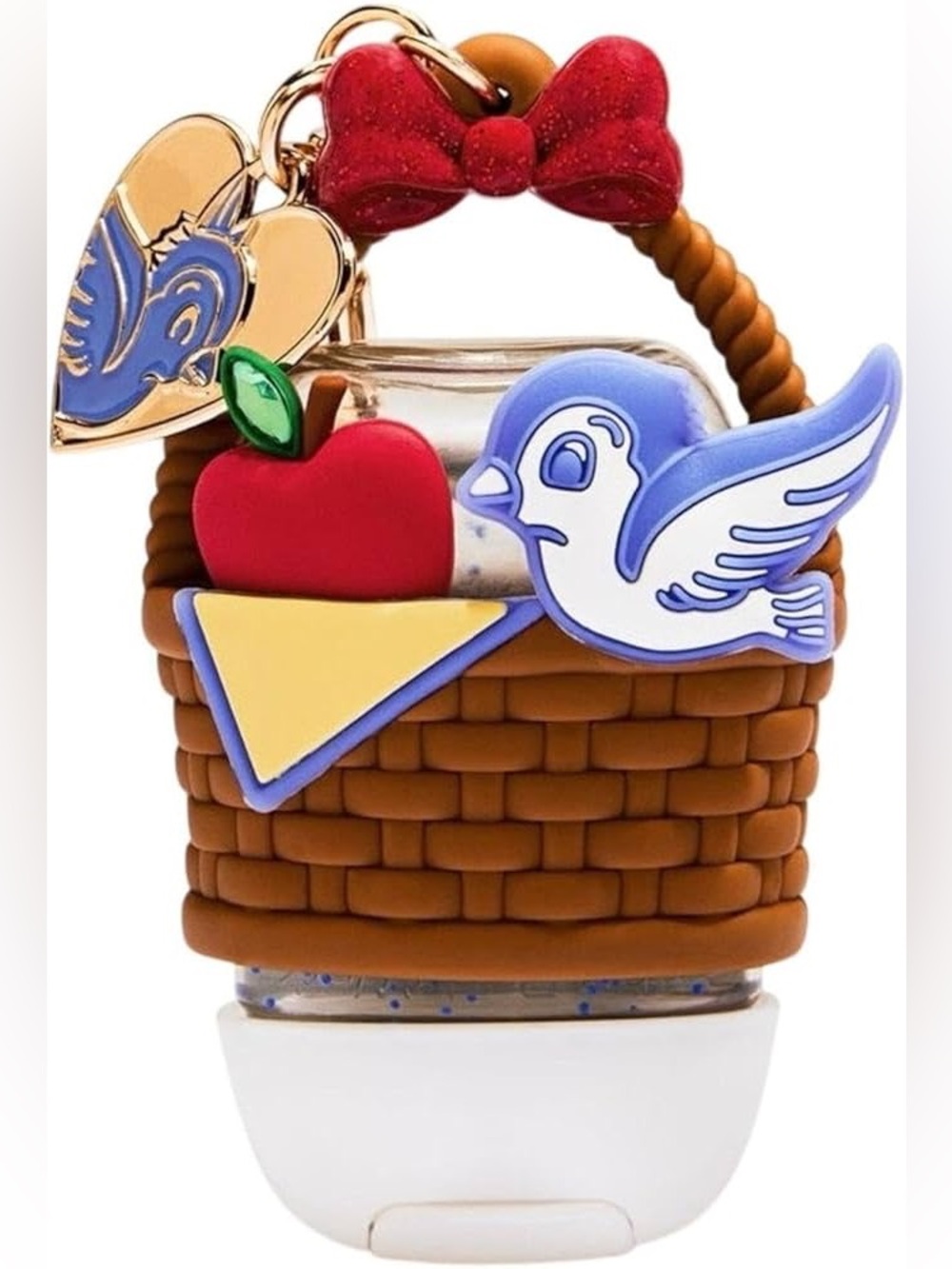 Disney Snow White Floral Hand Sanitizer Holder Purse Accessory
